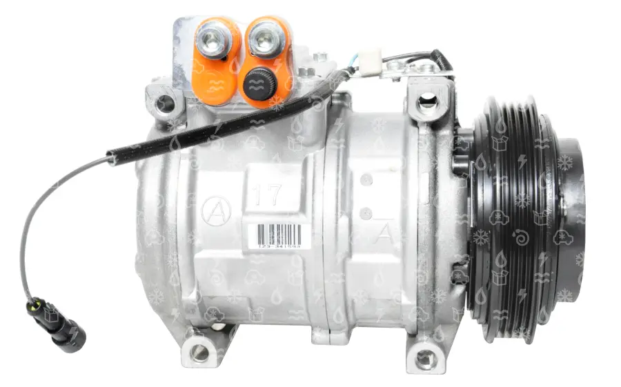 kompresorDENSO 10PA17C, řemenice 126 mm - PV4 12V, OEM 500381465